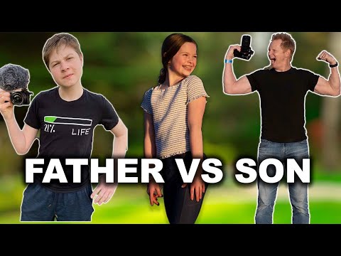 Father Vs. Son Photo Challenge with my Sister