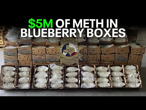 $5M meth bust: Drugs found in blueberry shipment at Texas-Mexico border