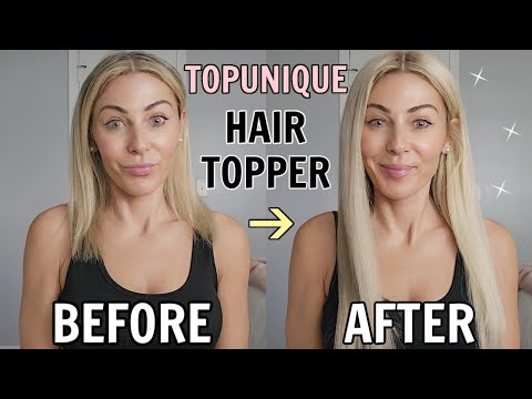 TOPUNIQUE HAIR TOPPER | REVIEW & DEMO!