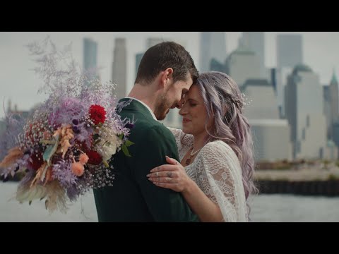 NYC Skyline Wedding | Battello Wedding in Jersey City, NJ | Katie & Richie