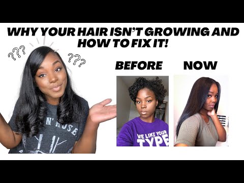 7 REASONS Why Your Hair Won't Grow And How To Fix it!