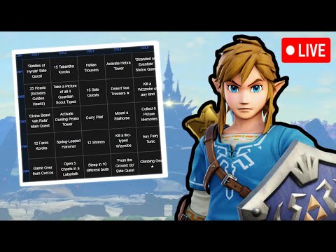 Continuing Breath of the Wild BINGO