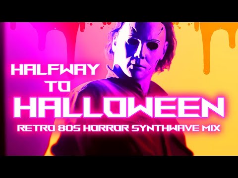 Halfway to Halloween: Retro 80s Halloween Synthwave Mix [ Chill, Relax, Spooky, Study, Sleep ]