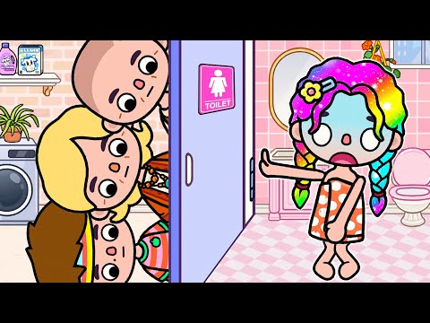 My Family Always Watch Me When I Take A Bath 🚿👀 Very Sad Story | Toca Life World | Toca Boca