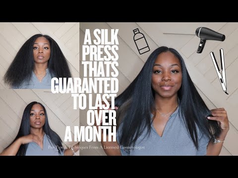 Bone STRAIGHT Silk Press That Last 4-6 Weeks | Pro Tips & Techniques | STRAIGHT NATURAL