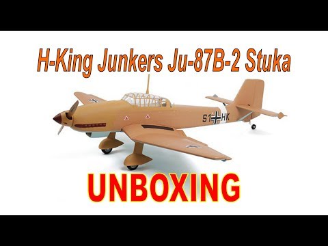 Unboxing H-King Junkers Ju-87B-2 Stuka 1400mm (55") ARF