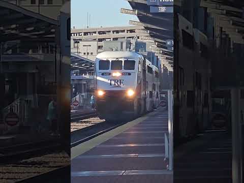 TRE 569 pulling into Fort Worth Central Station 12-14-24