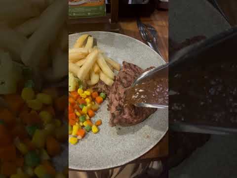 una a u #viral #food #steak