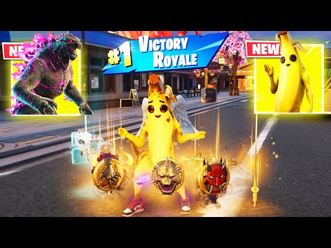 PEELY vs "GODZILLA PORTAL" 3 NEW MEDALLIONS & MYTHIC’S CHALLENGE (Fortnite Chapter6)