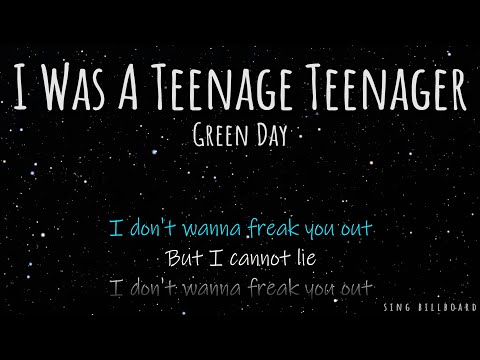 Green Day - I Was A Teenage Teenager (Realtime Lyrics)