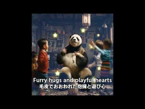 [Panda song English] Happy happy Panda time 英語バージョン