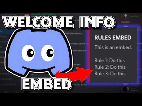 Discord Rules & Info Channel Setup (Beautiful Embed with Discohook)