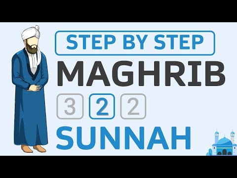 How to Pray - 2 Rakat Sunnah Maghrib Namaz - New Muslim Guide to Salah & Beginners Step by Step