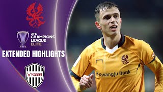 Gwangju vs. Vissel Kobe: Extended Highlights | AFC Champions League | CBS Sports Golazo - Asia