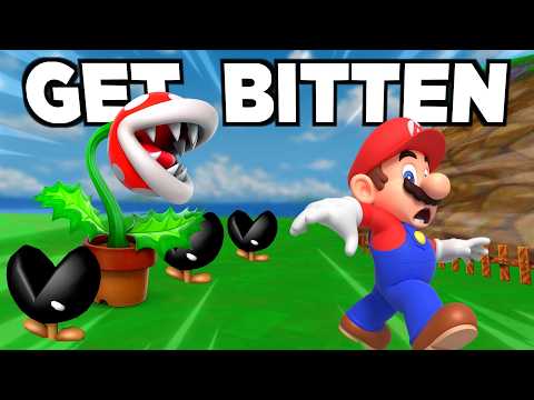 How Fast can you GET BITTEN in all Mario Games?