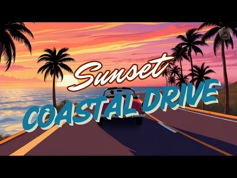 lofi music AI | 🌅🌊Sunset Coastal Drive🎧✨ | NON STOP