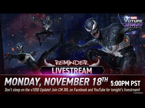 MARVEL Future Fight v1050 Update Livestream