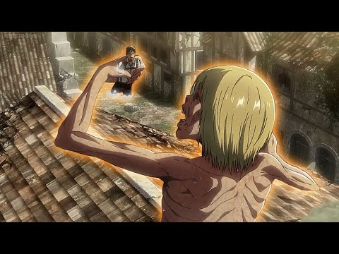 Armin Sacrificed Himself to Kill The Colossal Titan | Armin Reborn to be a Titan (English Dub)