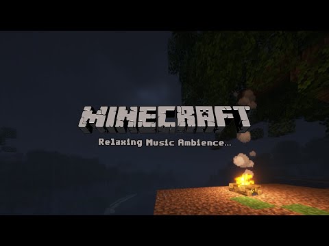 Calming and Relaxing w/ minecraft music while it's raining ambience.