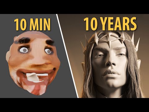 10 Minutes vs. 10 Years of Sculpting