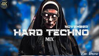 Hard Techno Mix 2024 | 4K Rave • Visuals | November / AREA ONE•NIOTECH•SANDRO CARDIO•NEEK•..