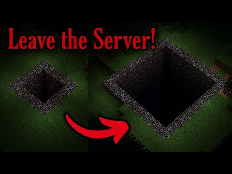 This hole of Void swallows your World! (Minecraft Creepypasta)