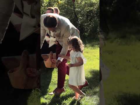 Groom Helps Flower Girl #shorts