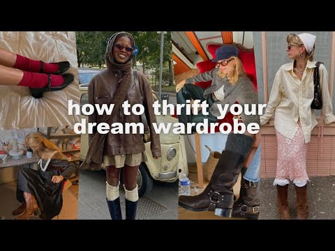 thrifting my dream wardrobe (thank you for your service pinterest)