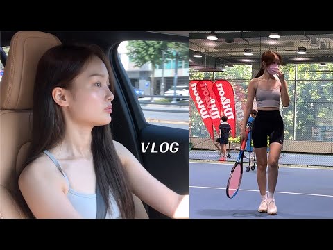 테니스하고 러닝하고, 운동에 꽂힌 요즘 하루 VLOG