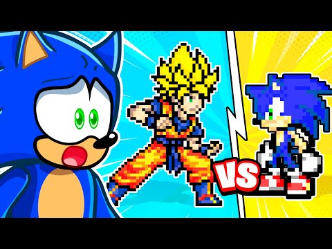 GOKU vs SONIC (who is stronger?)