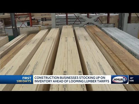 Construction businesses stock up ahead of potential lumber tariffs