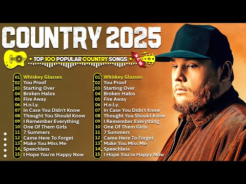 New Country Music 2025 - Luke Combs, Morgan Wallen, Kane Brown, Luke Bryan, Chris Stapleton,