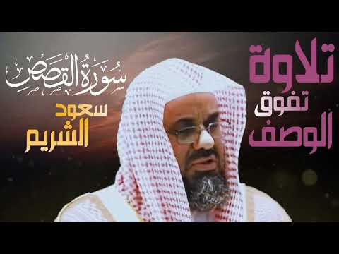 سورة القصص   سعود الشريم saud al shuraim   surah qasas