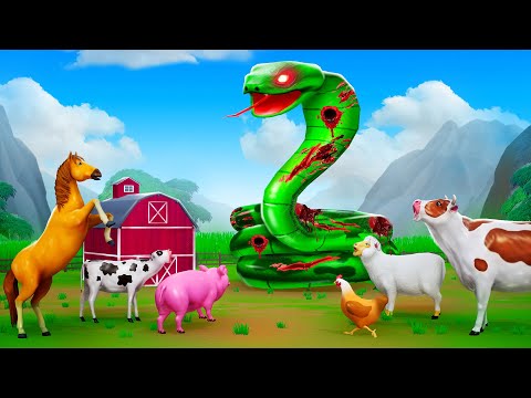 Zombie Snake Rampage: Forest Animals in Danger! Epic Animal Rescue Adventures!