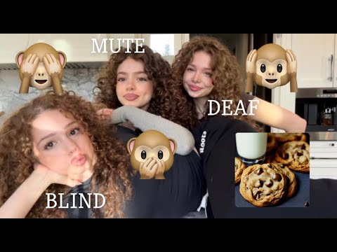 BLIND DEAF MUTE BAKING CHALLENGE- Kalogeras Sisters