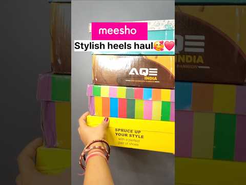 Meesho heels haul #shorts #ytshorts #ytstudio