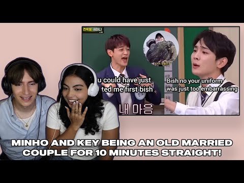 Married Couple React to Minho and Key being an old married couple for 10 minutes straight