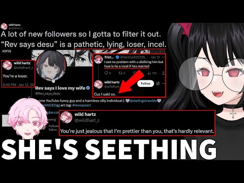 Narcissist Vtuber Has MELTDOWN Over My "Incel Content" And It Did NOT End Well