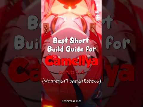 BEST CAMELLYA BUILD GUIDE Short and simple (WUTHERING WAVES)