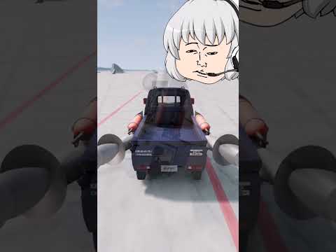 【BeamNG.drive】余った時間で軽トラぐるぐる！！【ゆっくり実況】#BeamNG #beamng  #beamngdrive #まいたけダンス #beamngcrashes #ゆっくり実況