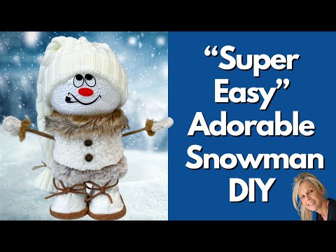 Super Easy Diy Adorable Snowman - Let's Get Crafting!