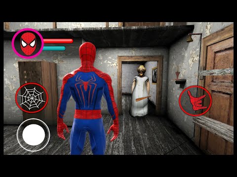 Playing As Spider Man In Granny 1 | Granny Grandpa Wala Game || Granny Mod