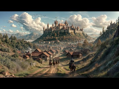 The Road to the Medieval Lord's Castle | Relaxing Medieval Ambient Celtic Music