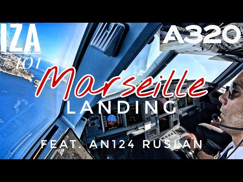 A320 MRS 🇫🇷 Marseille | LANDING 31R | 4K Cockpit View | ATC & Crew Communications [RE UPLOAD]