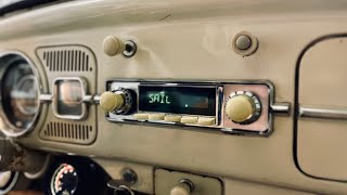 RetroSound Hermosa Radio Install - VW Beetle