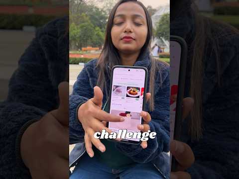 Blind Fold Food Challenge 🧑‍🦯😅 #Shorts #food #challenge