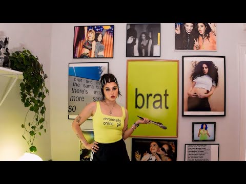 chronically online girl explains Charli xcx BRAT lore.