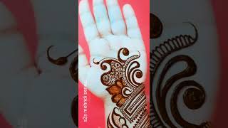 Easy Simple Stylish Mehndi Design | #holimehndidesign  #holi2023 #mehandidesign #shorts