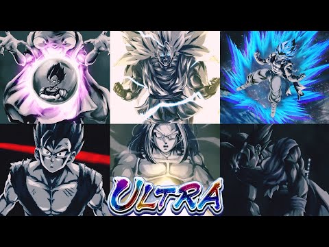 ALL ULTRA CHARACTERS INK BRUSH ANIMATIONS IN DRAGON BALL LEGENDS 🔥!! [MAR 2025]