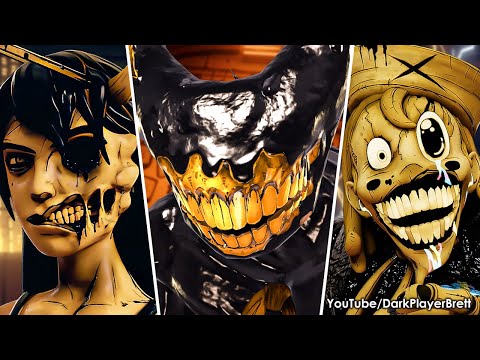 Bendy and the Dark Revival - All Bosses (With Cutscenes)